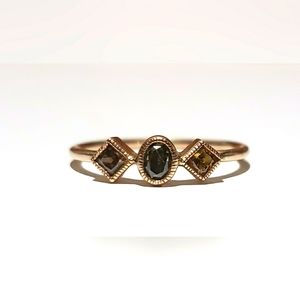 14kt rose gold and chocolate diamond ring